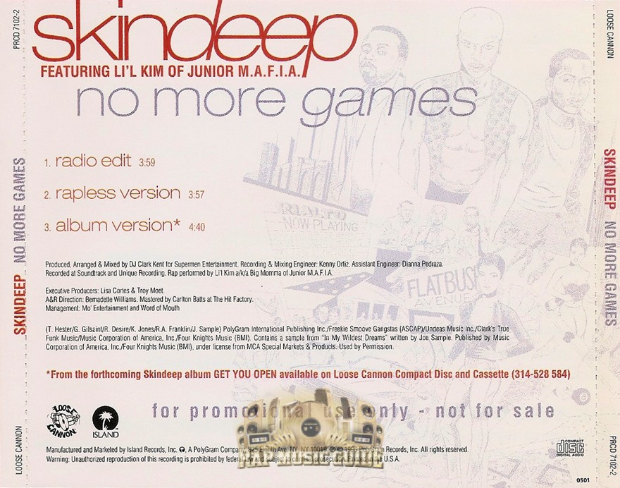 Skin Deep / No More Games【12"US】