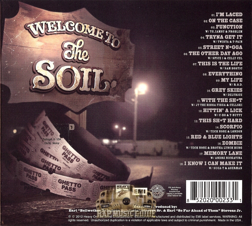 The Block Brochure: Welcome to the Soil, Pt. 5 by E-40, CD