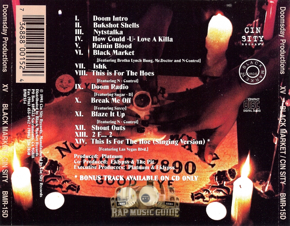 Doomsday Productions - XV: 1st Press. CD | Rap Music Guide Doomsday Productions - XV: 1st Press. CD | Rap Music Guide