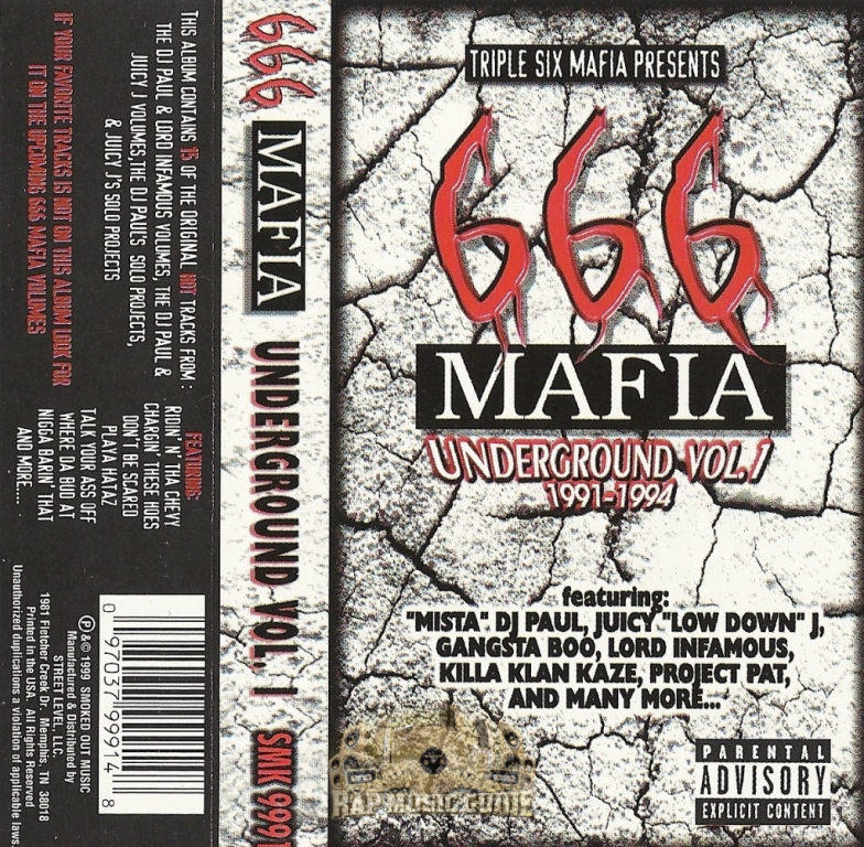 Resultado de imagem para triple six mafia underground volume 1