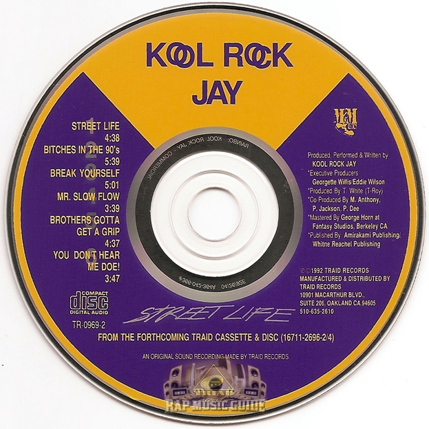 Kool Rock Jay: Street Life: CD Kool Rock Jay: Street Life: CD