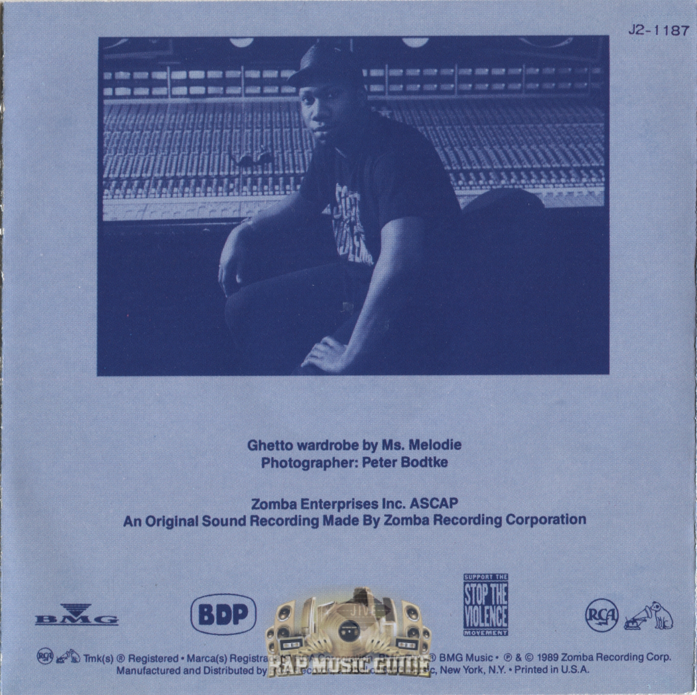 Boogie Down Productions Ghetto Music The Blueprint Of Hip Hop CD