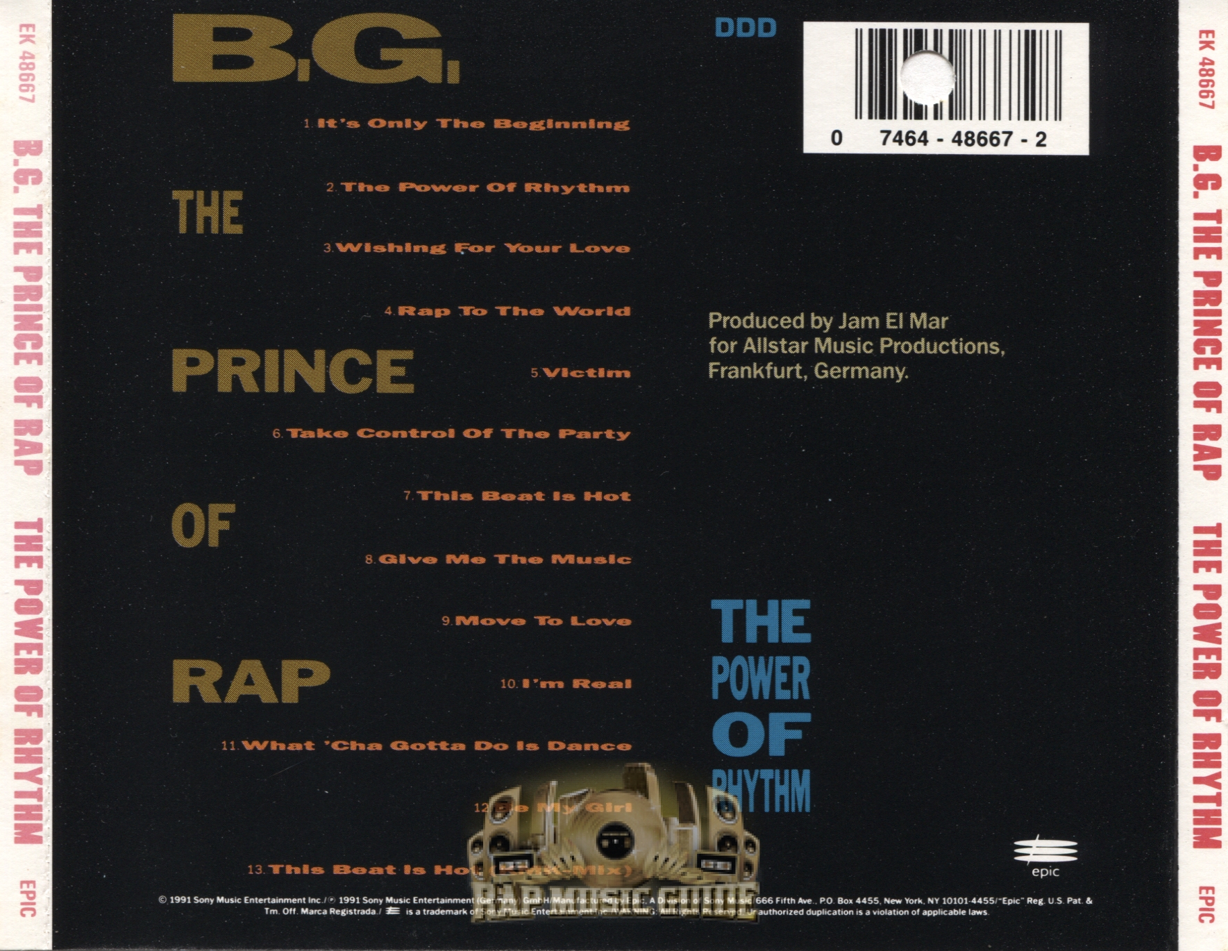 Bg the prince of rap the power of rhythm album B G The Prince Of Rap The Power Of Rhythm Cd Rap Music Guide