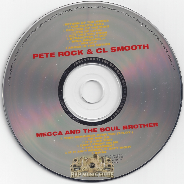 Pete Rock  C.L. Smooth - Mecca  The Soul Brother: CD | Rap Music Guide