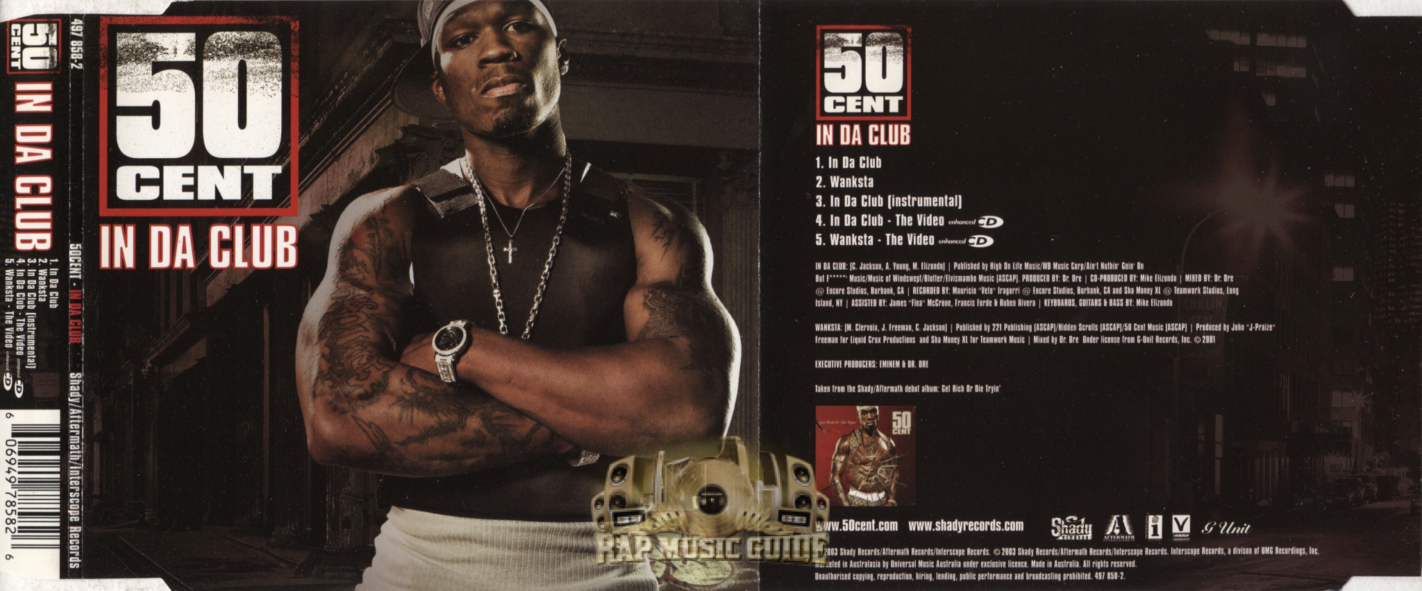 50 Cent - In Da Club: Single. CD | Rap Music Guide