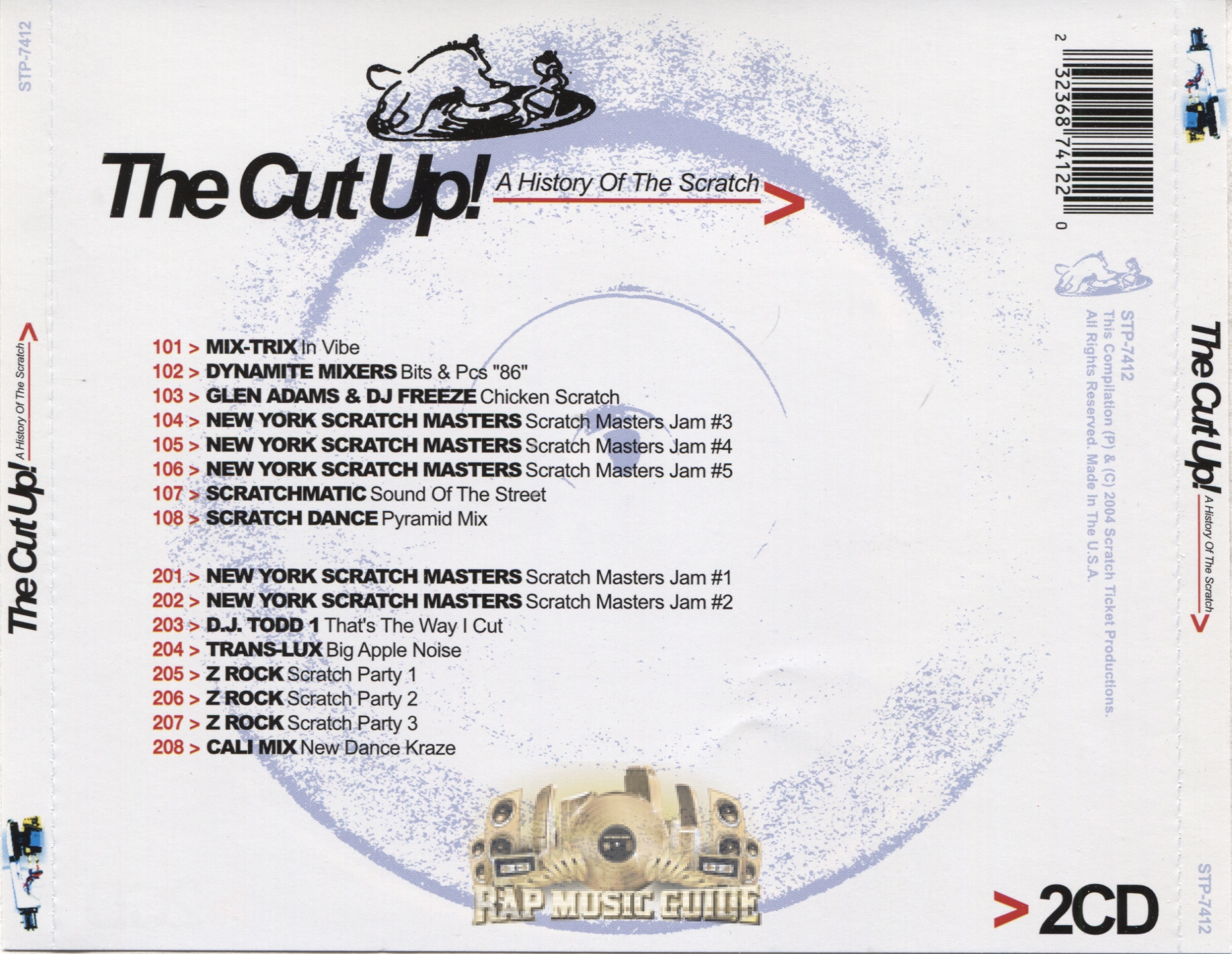 The Cut Up! - A History Of Scratch: CD | Rap Music Guide