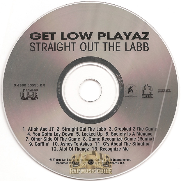 Get Low Playaz - Straight Out The Labb: 2nd Press. CD | Rap Music 