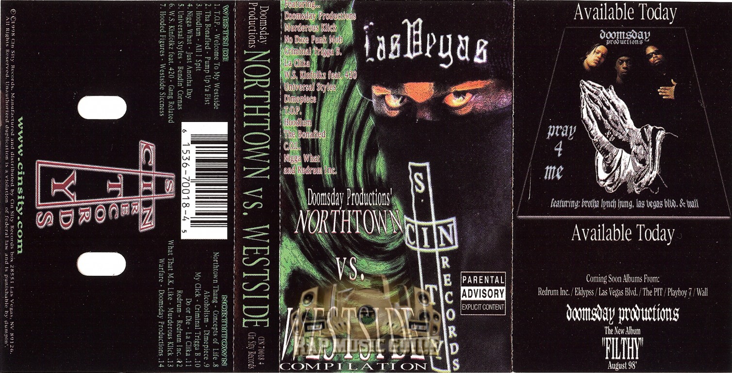 Doomsday Productions - Northtown vs. Westside: Cassette Tape | Rap Music  Guide