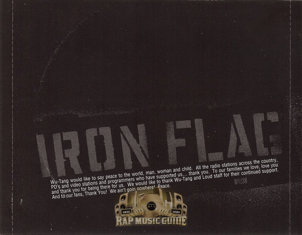 WU-TANG CLAN - Wu-Tang Iron Flag -  Music