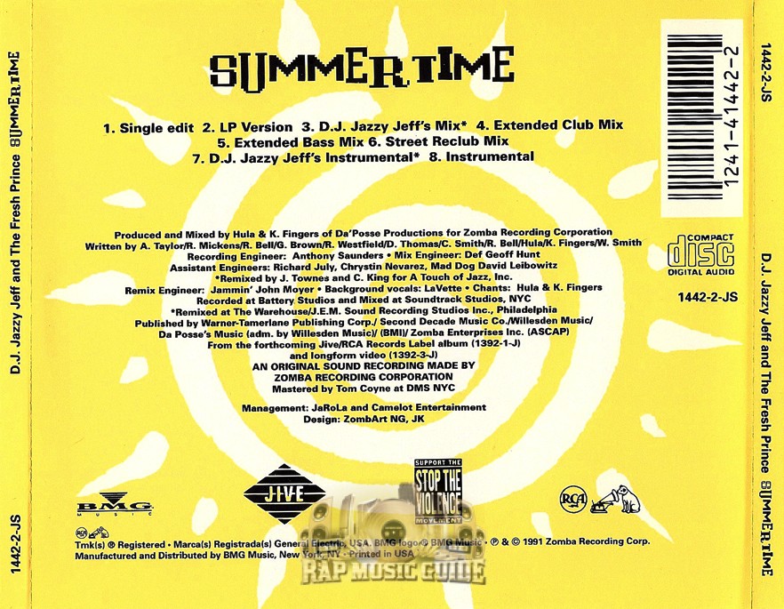 DJ Jazzy Jeff & The Fresh Prince - Summertime 