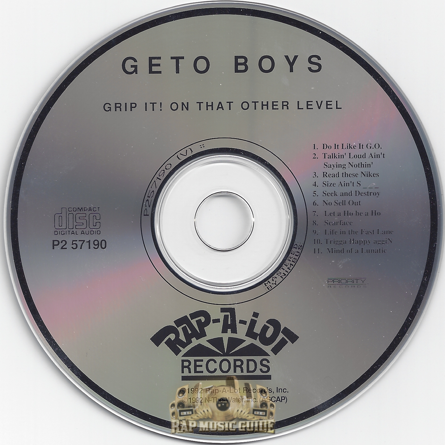 Geto Boys Grip It! On That Other Level cd