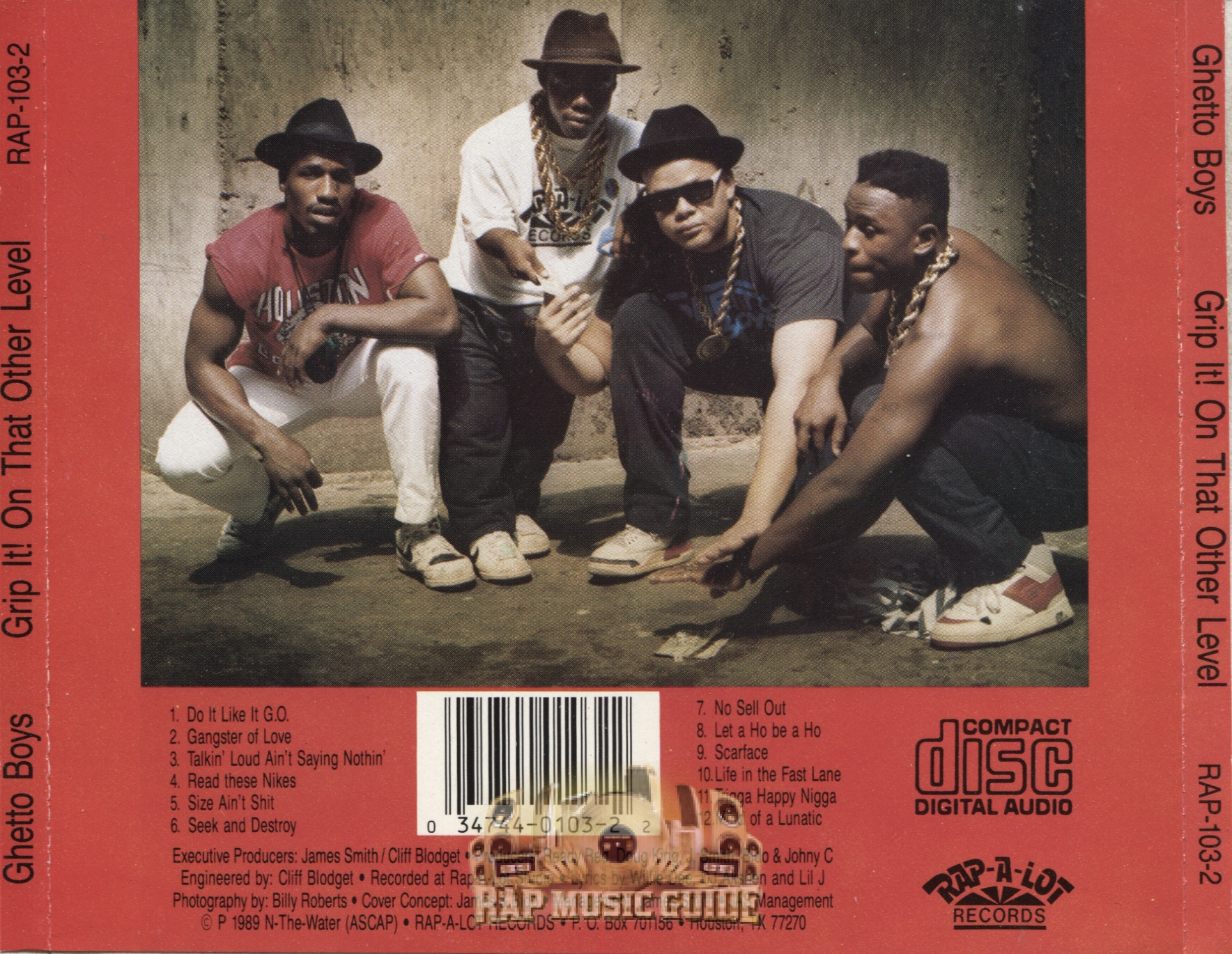 Ghetto Boys Grip It! On That Other Level rear