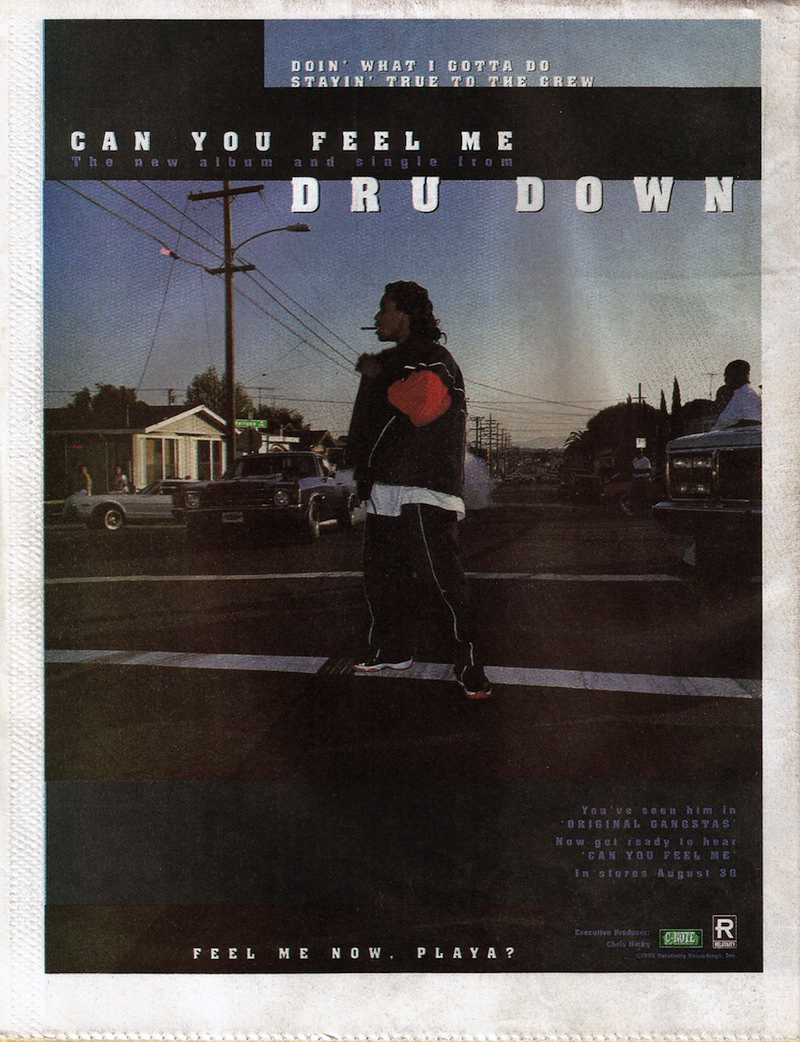 Dru Down Can You Feel Me magazine ad