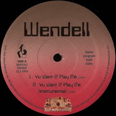 Wendell - Yu Want 2 Play Me