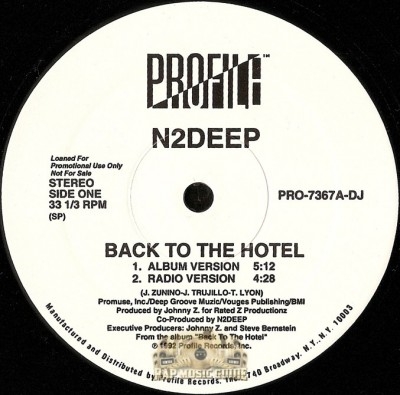 N2Deep - Back To The Hotel
