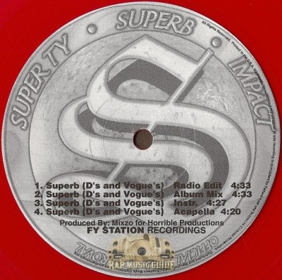 Super Ty - Superb (D's and Vogue's) / U Can't Ride