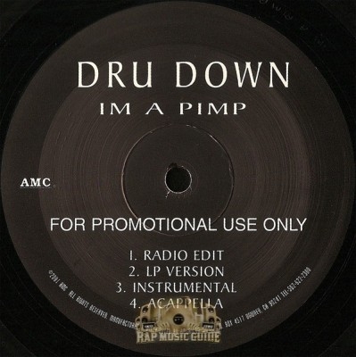 Dru Down - I'm A Pimp / Money