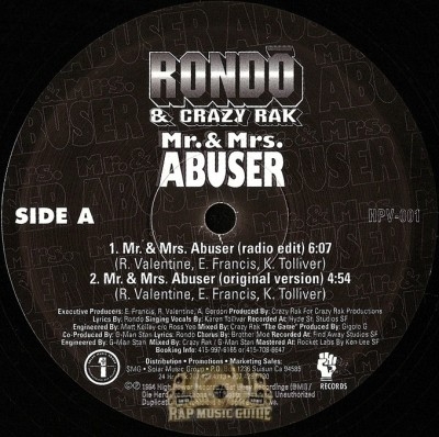 Rondo & Crazy Rak - Mr. & Mrs. Abuser