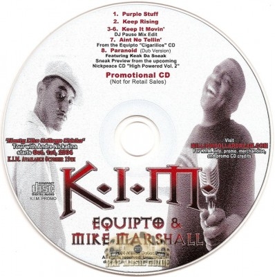 Equipto & Mike Marshall - K.I.M. Promotional CD