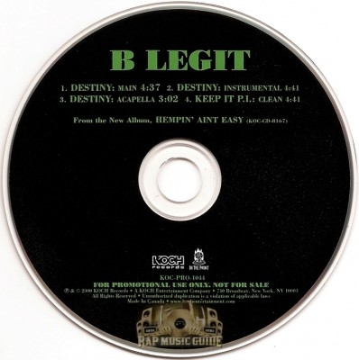 B-Legit - Destiny