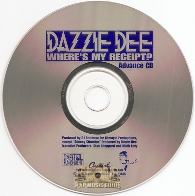 Dazzie Dee - Where's My Receipt?