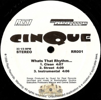 Cinque - Whats That Rhythm / Everybody-Nobody