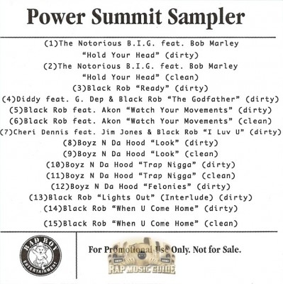 Bad Boy Entertainment - Power Summit Sampler