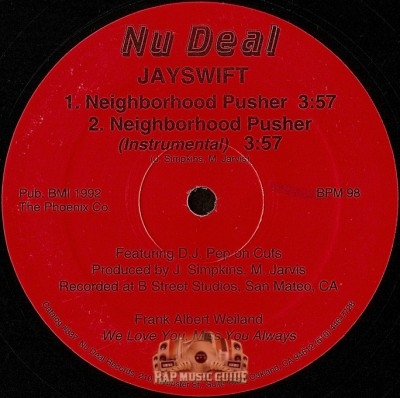 Jayswift - Neighborhood Pusher / What's Realy Going On