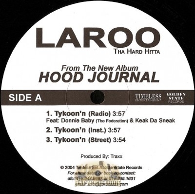 Laroo The Hard Hitter - Tykoon'n Remix