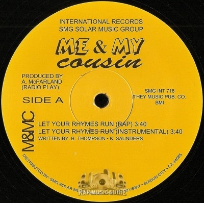 Me & My Cousin - Let Your Rhymes Run