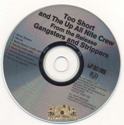 Too $hort & The Up All Nite Crew - Gangsters & Strippers (Sampler)