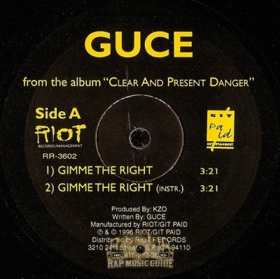 Guce - Gimme The Right
