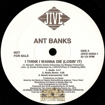 Ant Banks - I Think I Wanna Die (Losin' It)