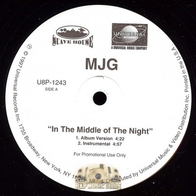 MJG - In The Middle Of The Night/ Don't Hold Back