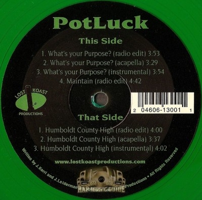 Potluck - What's Your Purpose? / Humboldt County High