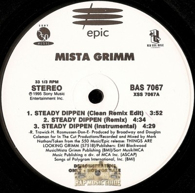 Mista Grimm - Steady Dippen Remix / Indo Smoke