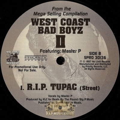 West Coast Bad Boyz II - R.I.P. Tupac