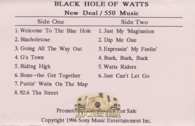 Black Hole Of Watts - New Deal / 550 Music