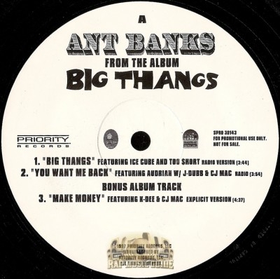 Ant Banks - Big Thangs / You Want Me Back