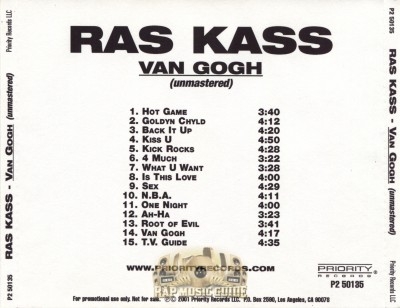 Ras Kass - Van Gogh (Unmastered)