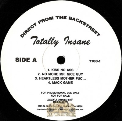 Totally Insane - Direct From The Backstreet