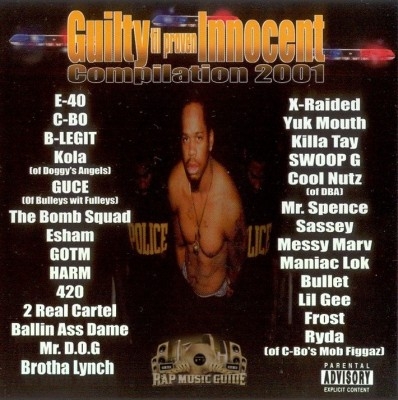 Smurf Luchiano Presents - Guilty Til Proven Innocent Compilation 2001
