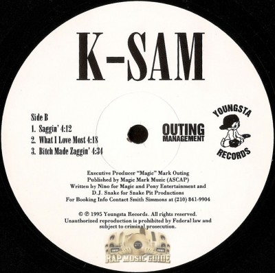 K-Sam - Infamous Playa EP