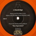 J. Dandridge - Name and Number