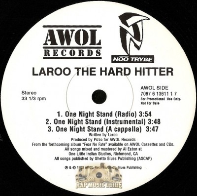 Laroo The Hard Hitter - One Night Stand