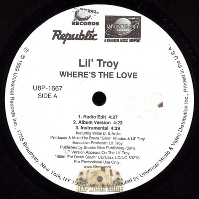 Lil' Troy - Where's The Love