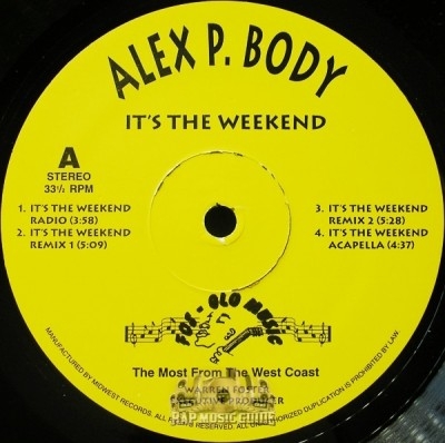 Alex P. Body - It's The Weekend