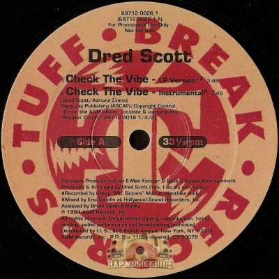 Dred Scott - Check The Vibe