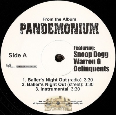 Pandemonium - Baller's Night Out / Rider's Ride