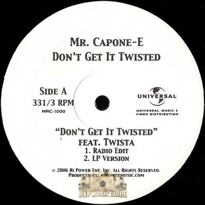 Mr. Capone-E - Don't Get It Twisted